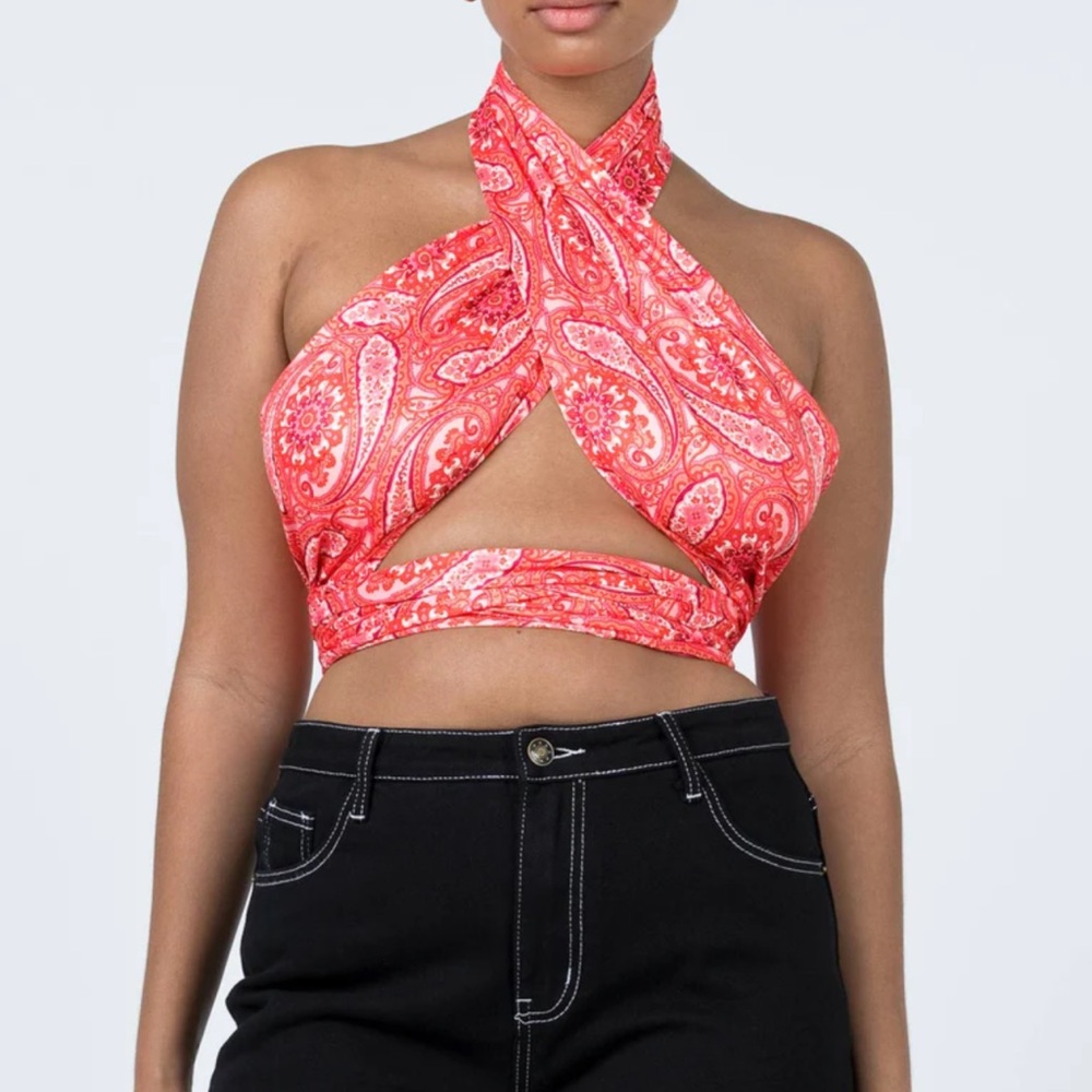 Princess Polly wrap shirt